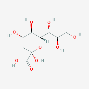 molecular formula C9H16O9 B116100 Deamino-alpha-neuraminic acid CAS No. 144383-50-6