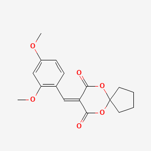 8-[(2,4-Dimethoxyphenyl)methylidene]-6,10-dioxaspiro[4.5]decane-7,9-dione