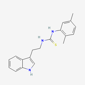 1-(2,5-dimethylphenyl)-3-[2-(1H-indol-3-yl)ethyl]thiourea