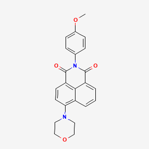 2-(4-methoxyphenyl)-6-(morpholin-4-yl)-1H-benzo[de]isoquinoline-1,3(2H)-dione