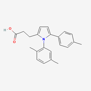 3-[1-(2,5-dimethylphenyl)-5-(4-methylphenyl)-1H-pyrrol-2-yl]propanoic acid