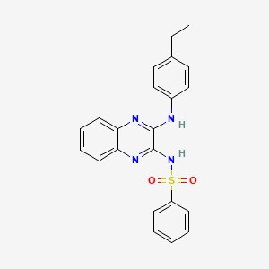 N-{3-[(4-ethylphenyl)amino]quinoxalin-2-yl}benzenesulfonamide