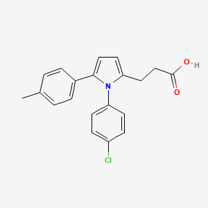 3-[1-(4-chlorophenyl)-5-(4-methylphenyl)-1H-pyrrol-2-yl]propanoic acid