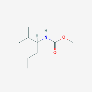 molecular formula C9H17NO2 B116105 1-Isopropyl-3-butenylcarbamic acid methyl ester CAS No. 156207-32-8