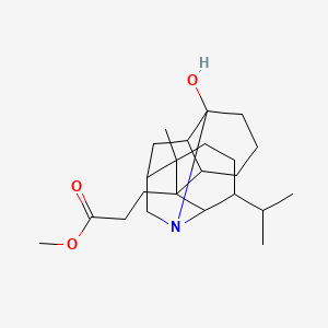 Methyl 3-(7-hydroxy-1-methyl-14-propan-2-yl-12-azapentacyclo[8.6.0.02,13.03,8.07,12]hexadecan-2-yl)propanoate