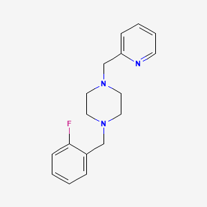 1-(2-Fluorobenzyl)-4-(pyridin-2-ylmethyl)piperazine