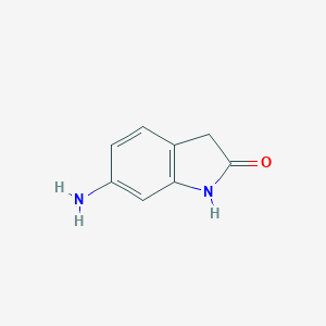 molecular formula C8H8N2O B116108 6-Aminoindolin-2-one CAS No. 150544-04-0