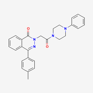 4-(4-methylphenyl)-2-[2-oxo-2-(4-phenylpiperazin-1-yl)ethyl]phthalazin-1(2H)-one