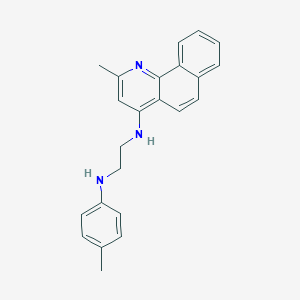 N-(2-methylbenzo[h]quinolin-4-yl)-N'-(4-methylphenyl)ethane-1,2-diamine