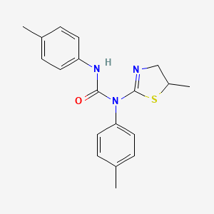 1-(5-Methyl-4,5-dihydro-1,3-thiazol-2-yl)-1,3-bis(4-methylphenyl)urea