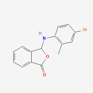 3-[(4-bromo-2-methylphenyl)amino]-2-benzofuran-1(3H)-one