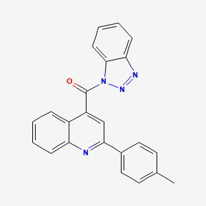 1H-benzotriazol-1-yl[2-(4-methylphenyl)quinolin-4-yl]methanone