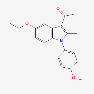 1-[5-ethoxy-1-(4-methoxyphenyl)-2-methyl-1H-indol-3-yl]ethanone