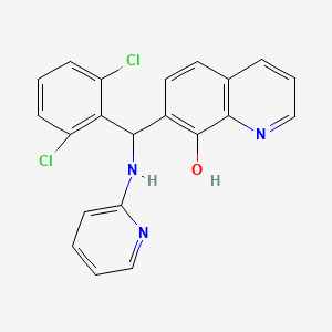 7-[(2,6-Dichlorophenyl)(pyridin-2-ylamino)methyl]quinolin-8-ol