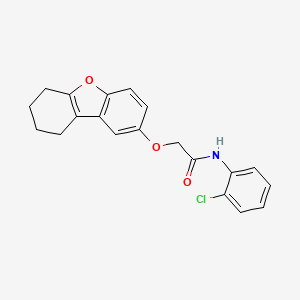 N-(2-chlorophenyl)-2-(6,7,8,9-tetrahydrodibenzo[b,d]furan-2-yloxy)acetamide