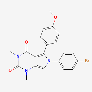 6-(4-bromophenyl)-5-(4-methoxyphenyl)-1,3-dimethyl-1H-pyrrolo[3,4-d]pyrimidine-2,4(3H,6H)-dione