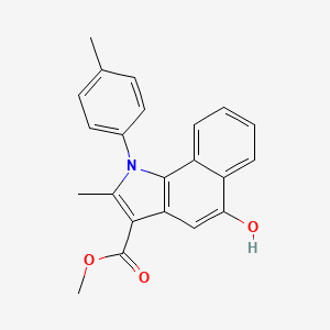 methyl 5-hydroxy-2-methyl-1-(4-methylphenyl)-1H-benzo[g]indole-3-carboxylate