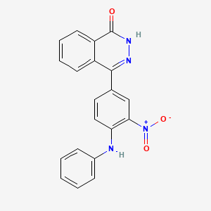 4-[3-nitro-4-(phenylamino)phenyl]phthalazin-1(2H)-one