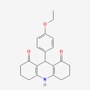 9-(4-ethoxyphenyl)-3,4,6,7,9,10-hexahydroacridine-1,8(2H,5H)-dione