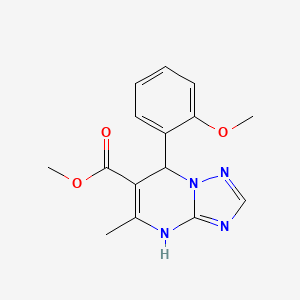 Methyl 7-(2-methoxyphenyl)-5-methyl-4,7-dihydro[1,2,4]triazolo[1,5-a]pyrimidine-6-carboxylate