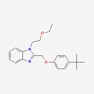 2-[(4-tert-butylphenoxy)methyl]-1-(2-ethoxyethyl)-1H-benzimidazole