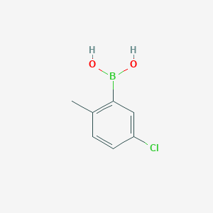 molecular formula C7H8BClO2 B116124 5-Chloro-2-methylphenylboronic acid CAS No. 148839-33-2