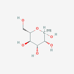 molecular formula ¹³CC₅H₁₂O₆ B1161251 L-[1-13C]mannose 