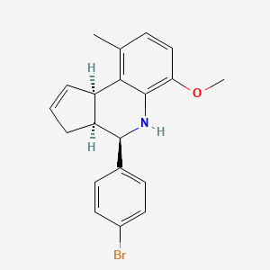 (3aS,4R,9bR)-4-(4-bromophenyl)-6-methoxy-9-methyl-3a,4,5,9b-tetrahydro-3H-cyclopenta[c]quinoline