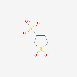 molecular formula C4H7O5S2- B11612685 Tetrahydrothiophene-3-sulfonate 1,1-dioxide 