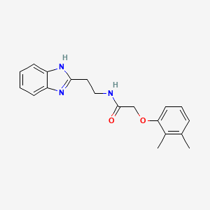 molecular formula C19H21N3O2 B11612688 N-[2-(1H-benzimidazol-2-yl)ethyl]-2-(2,3-dimethylphenoxy)acetamide 