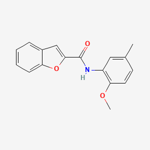 N-(2-methoxy-5-methylphenyl)-1-benzofuran-2-carboxamide