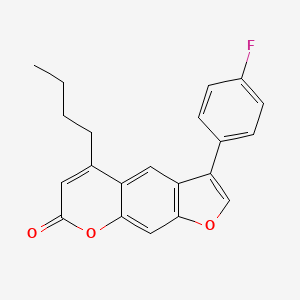 5-butyl-3-(4-fluorophenyl)-7H-furo[3,2-g]chromen-7-one