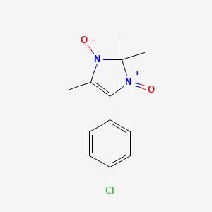 molecular formula C12H13ClN2O2 B11612956 4-(4-chlorophenyl)-2,2,5-trimethyl-2H-imidazole 1,3-dioxide 