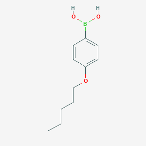 molecular formula C11H17BO3 B116131 Ácido 4-pentiloxi fenilborónico CAS No. 146449-90-3