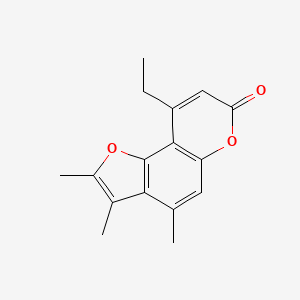 9-ethyl-2,3,4-trimethyl-7H-furo[2,3-f]chromen-7-one