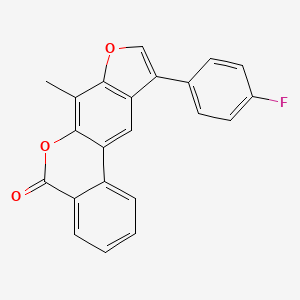 10-(4-fluorophenyl)-7-methyl-5H-benzo[c]furo[3,2-g]chromen-5-one