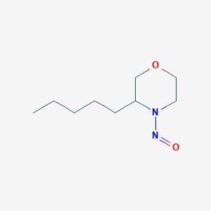 molecular formula C9H18N2O2 B116134 5-Pentyl-N-nitrosomorpholine CAS No. 150226-13-4