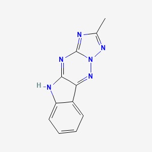 9H-1,3,3a,4,9,10-Hexaazacyclopenta[b]fluorene, 2-methyl-