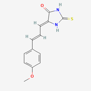 5-(3-(4-Methoxyphenyl)prop-2-enylidene)-2-thioxoimidazolidin-4-one