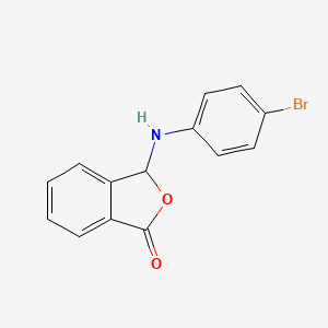 3-[(4-bromophenyl)amino]-2-benzofuran-1(3H)-one