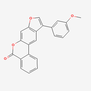 10-(3-methoxyphenyl)-5H-benzo[c]furo[3,2-g]chromen-5-one