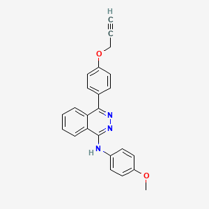 N-(4-methoxyphenyl)-4-[4-(prop-2-yn-1-yloxy)phenyl]phthalazin-1-amine