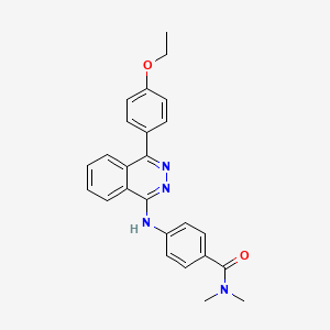 4-{[4-(4-ethoxyphenyl)phthalazin-1-yl]amino}-N,N-dimethylbenzamide