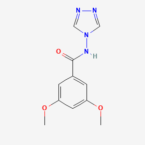 3,5-dimethoxy-N-(1,2,4-triazol-4-yl)benzamide