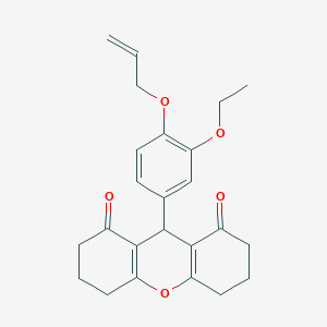 9-[3-ethoxy-4-(prop-2-en-1-yloxy)phenyl]-3,4,5,6,7,9-hexahydro-1H-xanthene-1,8(2H)-dione