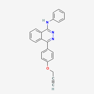 N-phenyl-4-[4-(prop-2-yn-1-yloxy)phenyl]phthalazin-1-amine