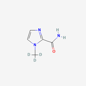 molecular formula C₅H₄D₃N₃O B1161447 N-Methyl-D3-carbamoylimidazole 