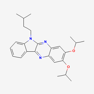 6-(3-methylbutyl)-2,3-bis(propan-2-yloxy)-6H-indolo[2,3-b]quinoxaline