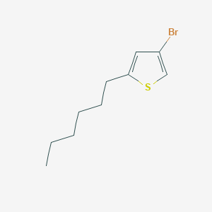 molecular formula C10H15BrS B116146 4-溴-2-己基噻吩 CAS No. 155954-63-5
