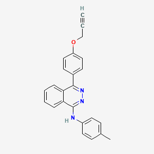 N-(4-methylphenyl)-4-[4-(prop-2-yn-1-yloxy)phenyl]phthalazin-1-amine